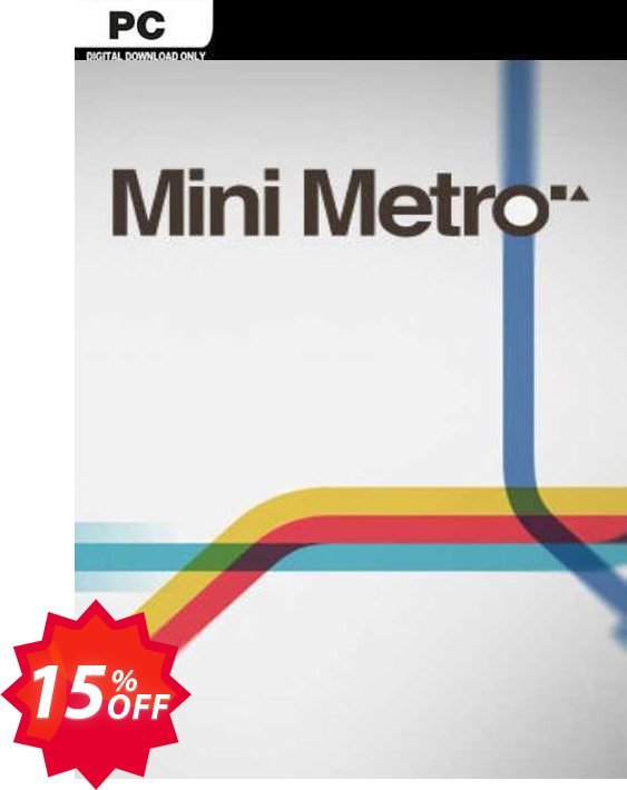 Mini Metro PC Coupon code 15% discount 