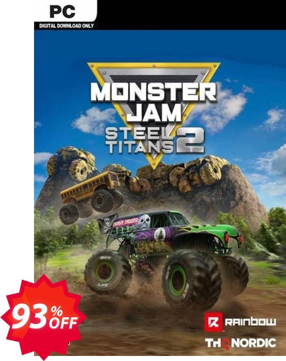 Monster Jam Steel Titans 2 PC Coupon code 93% discount 