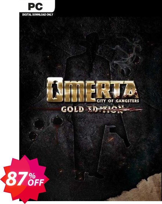 Omerta - City of Gangsters Gold Edition PC, EU  Coupon code 87% discount 