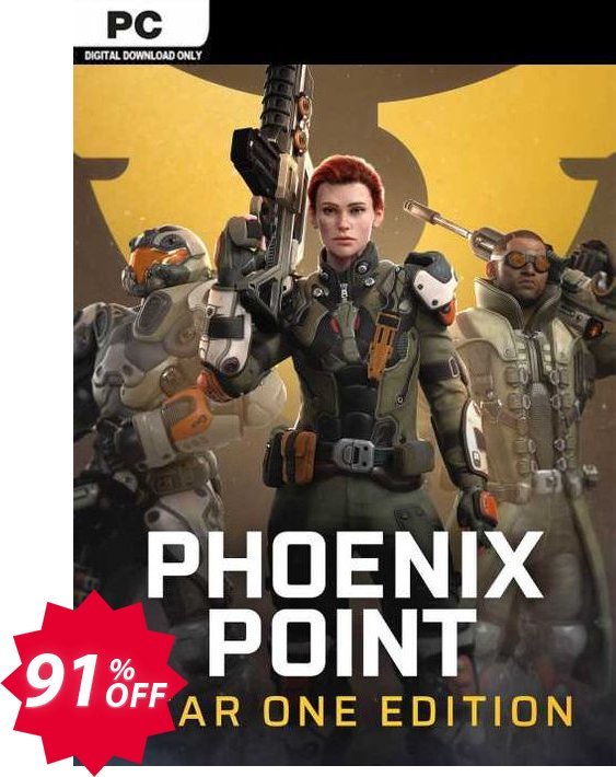 Phoenix Point: Year One Edition PC, Steam  Coupon code 91% discount 