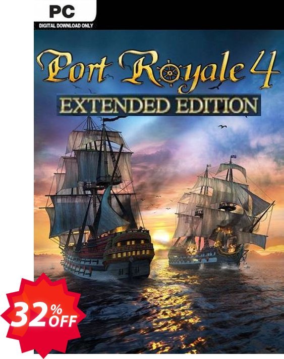 Port Royale 4 - Extended Edition PC Coupon code 32% discount 