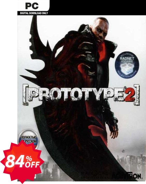 Prototype 2 Radnet Edition PC, EU  Coupon code 84% discount 