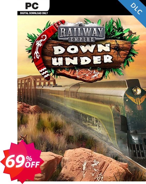 Railway Empire PC - Down Under DLC Coupon code 69% discount 