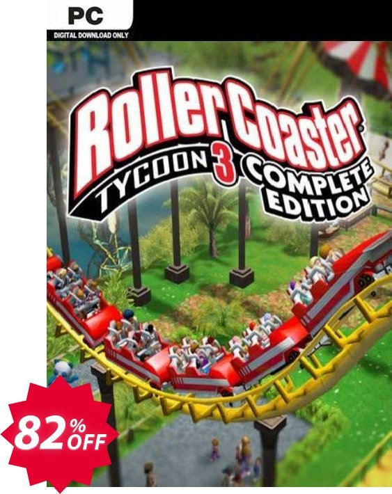 RollerCoaster Tycoon 3: Complete Edition PC Coupon code 82% discount 