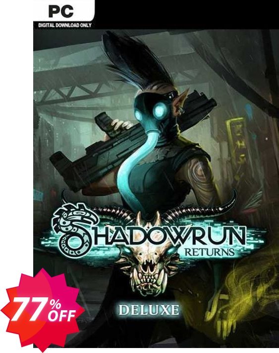 Shadowrun Returns Deluxe PC Coupon code 77% discount 