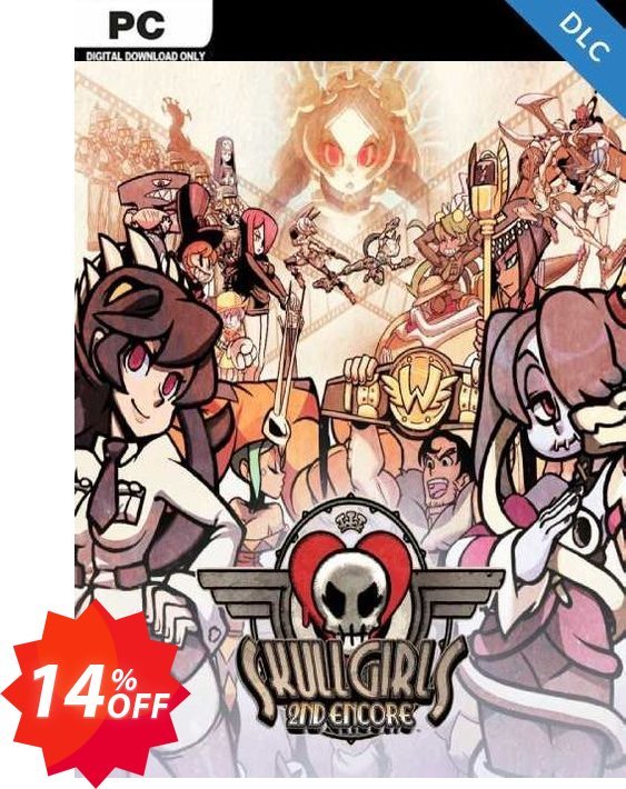 Skullgirls 2nd Encore Upgrade PC Coupon code 14% discount 