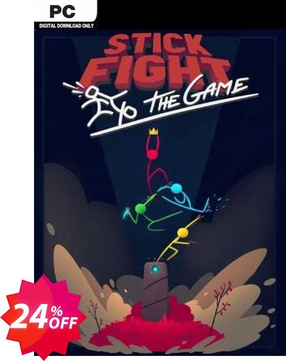 Stick Fight: The Game PC Coupon code 24% discount 