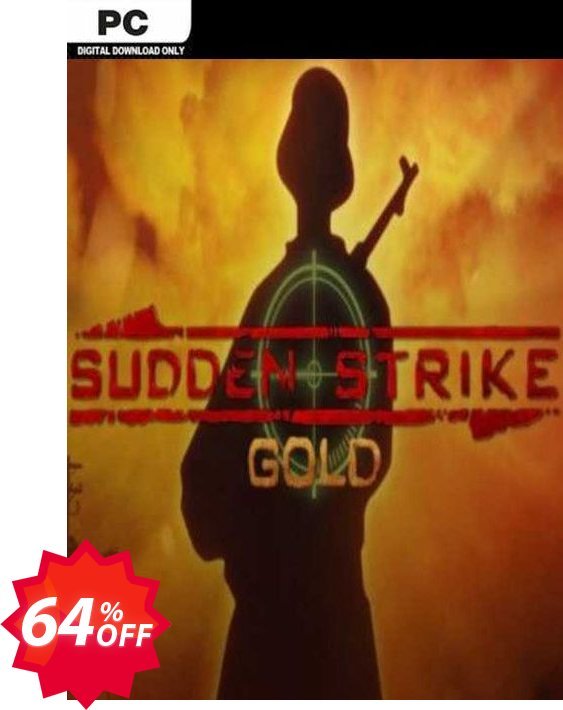 Sudden Strike Gold PC Coupon code 64% discount 