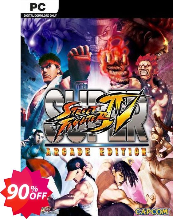 Super Street Fighter IV Arcade Edition PC Coupon code 90% discount 