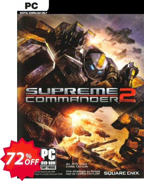 Supreme Commander 2 PC Coupon code 72% discount 