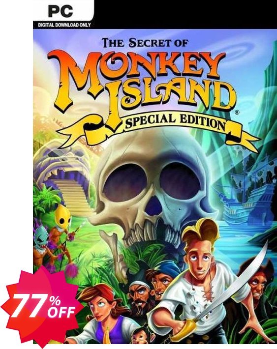 The Secret of Monkey Island: Special Edition PC Coupon code 77% discount 