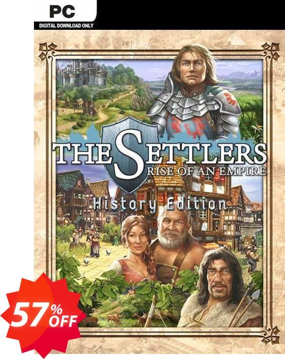 The Settlers: Rise of an Empire - History Edition PC, EU  Coupon code 57% discount 