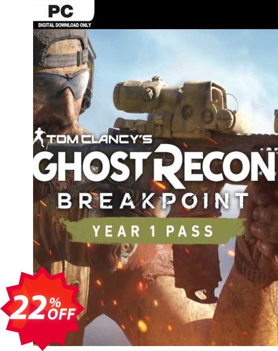 Tom Clancy's Ghost Recon Breakpoint - Year 1 Pass PC, EU  Coupon code 22% discount 