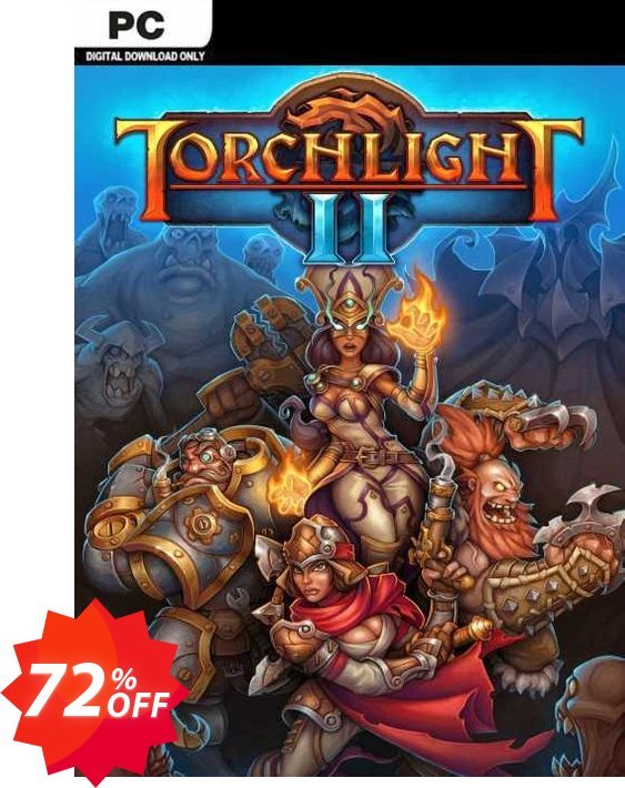 Torchlight II PC Coupon code 72% discount 