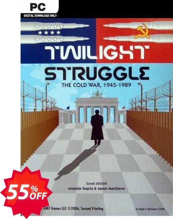 Twilight Struggle PC Coupon code 55% discount 