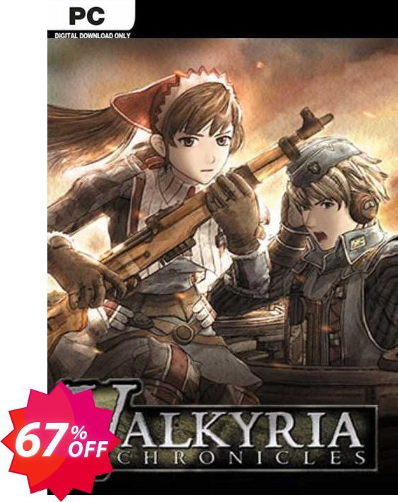 Valkyria Chronicles PC, EU  Coupon code 67% discount 