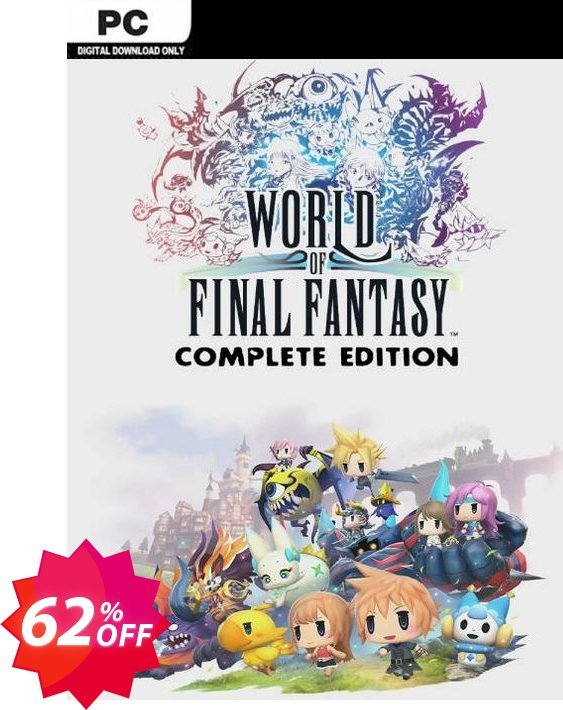 World of Final Fantasy Complete Edition PC Coupon code 62% discount 