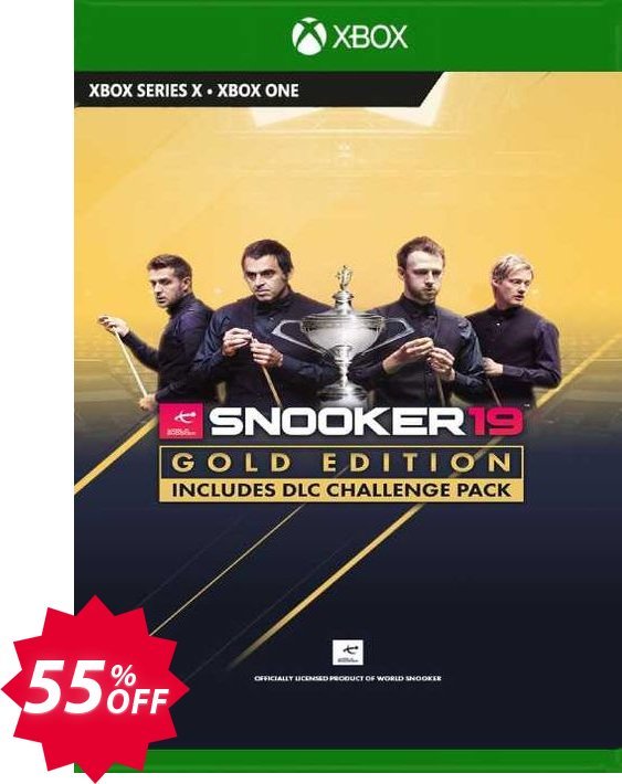 Snooker 19 - Gold Edition Xbox One, UK  Coupon code 55% discount 