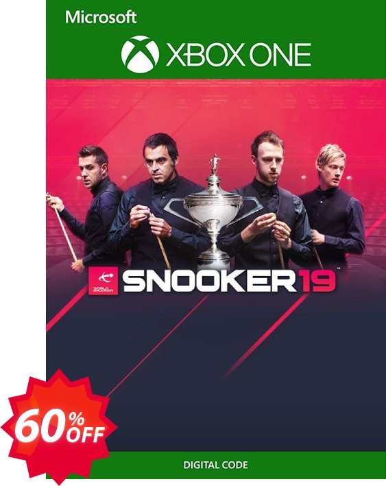 Snooker 19 Xbox One, UK  Coupon code 60% discount 