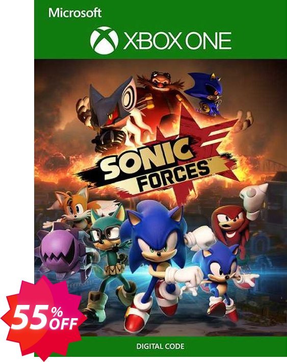 Sonic Forces Xbox One, UK  Coupon code 55% discount 