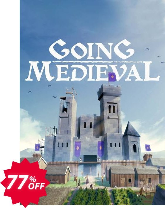 Going Medieval PC Coupon code 77% discount 