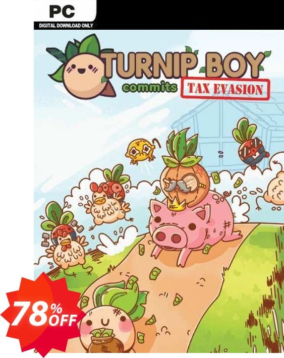 Turnip Boy Commits Tax Evasion PC Coupon code 78% discount 