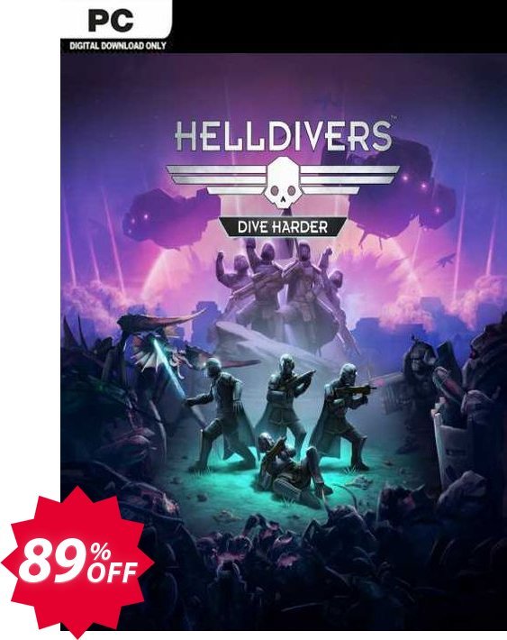 Helldivers Dive Harder Edition PC Coupon code 89% discount 