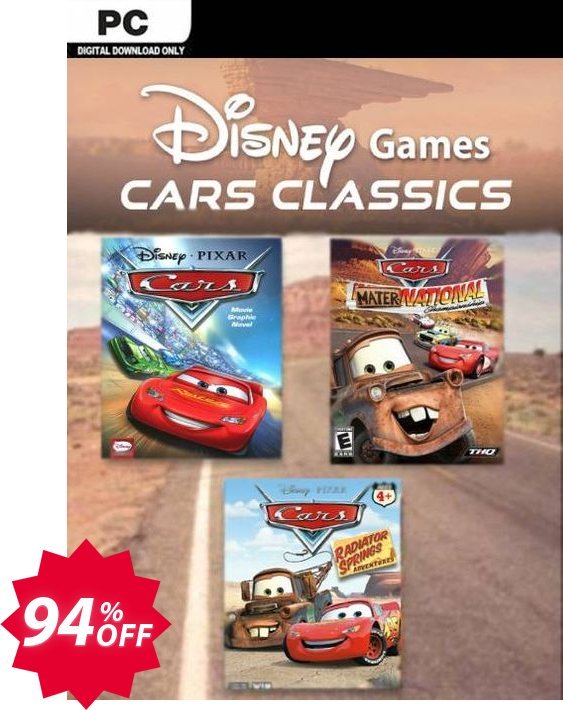 Disney Cars Classic PC Coupon code 94% discount 