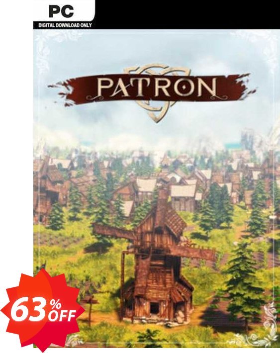 Patron PC Coupon code 63% discount 