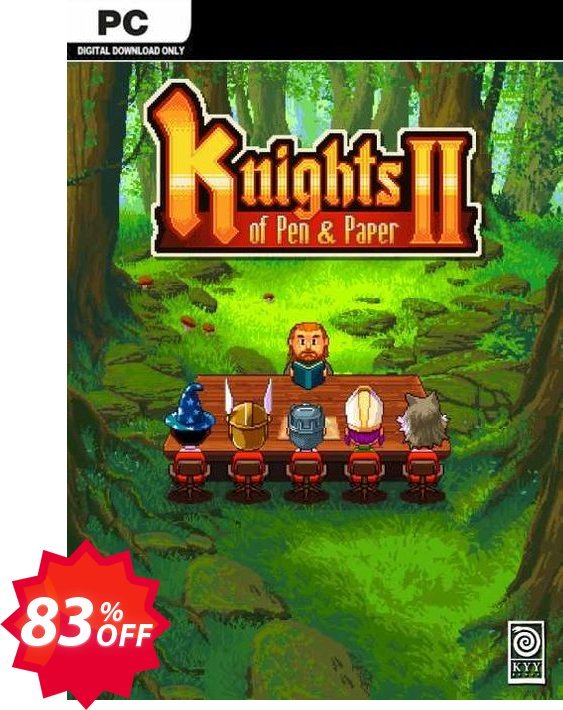 Knights of Pen and Paper 2 PC Coupon code 83% discount 