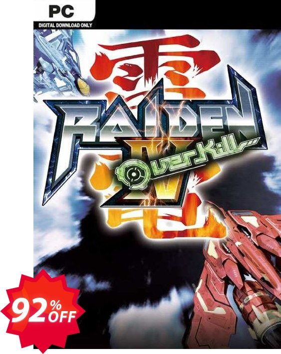 Raiden IV: OverKill PC, EN  Coupon code 92% discount 