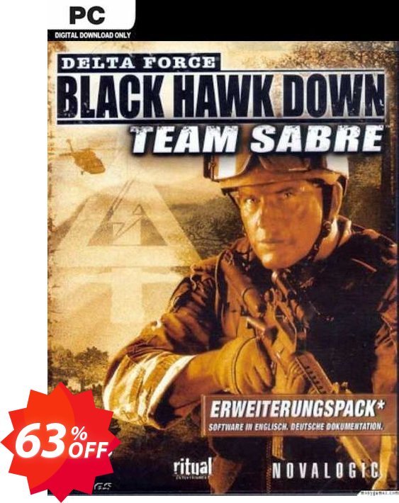 Delta Force Black Hawk Down - Team Sabre PC Coupon code 63% discount 