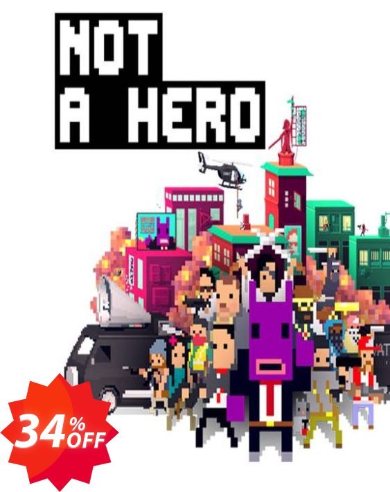 Not A Hero PC Coupon code 34% discount 