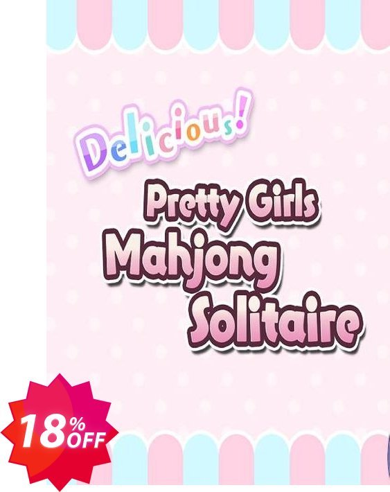 Delicious! Pretty Girls Mahjong Solitaire PC Coupon code 18% discount 