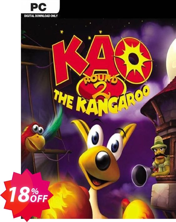 Kao the Kangaroo: Round 2, 2003 re-release PC Coupon code 18% discount 