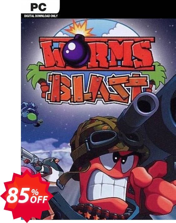 Worms Blast PC Coupon code 85% discount 