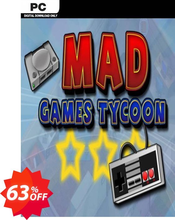 Mad Games Tycoon PC Coupon code 63% discount 