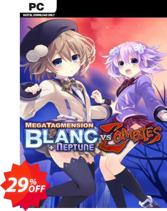 MegaTagmension Blanc + Neptune VS Zombies, Neptunia PC Coupon code 29% discount 