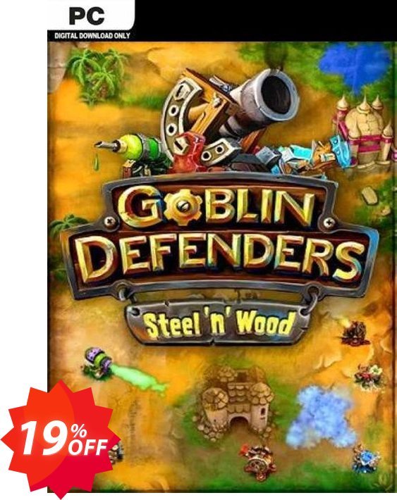 Goblin Defenders: Steel‘n’ Wood PC Coupon code 19% discount 