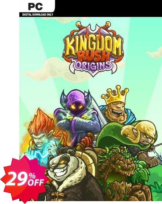 Kingdom Rush Origins - Tower Defense PC Coupon code 29% discount 