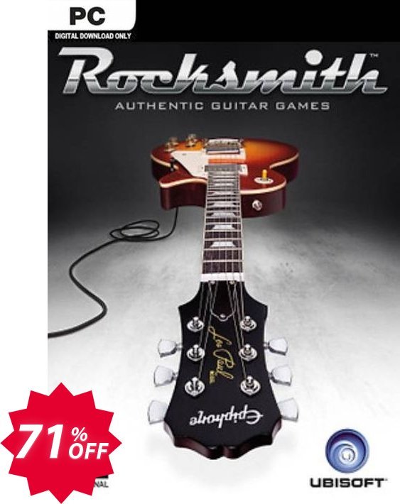 Rocksmith PC Coupon code 71% discount 