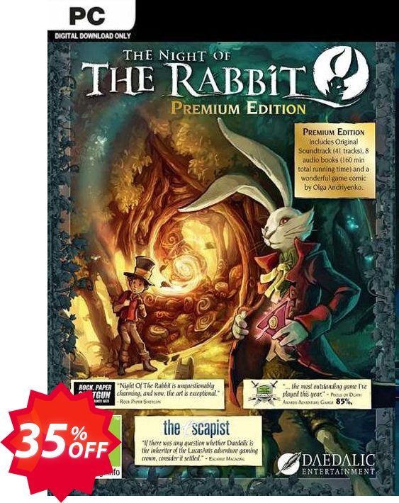 The Night of the Rabbit Premium Edition PC Coupon code 35% discount 