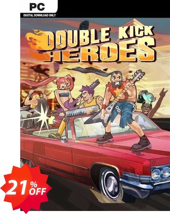 Double Kick Heroes PC Coupon code 21% discount 