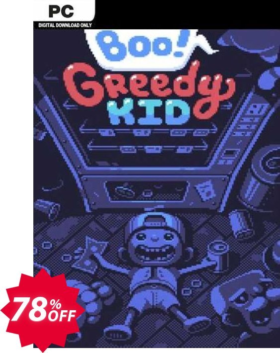 Boo Greedy Kid PC Coupon code 78% discount 