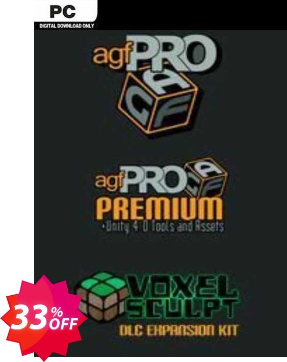 Axis Game Factorys AGFPRO + Voxel Sculpt + PREMIUM Bundle PC Coupon code 33% discount 