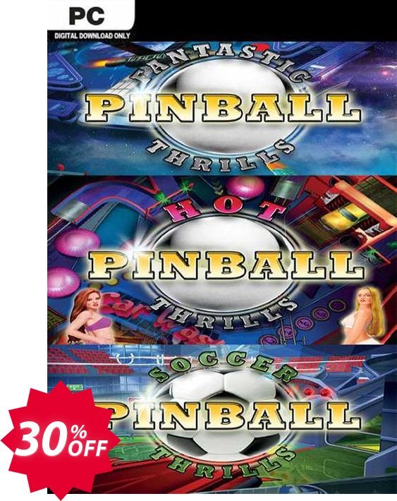 Pinball Thrills Triple Pack PC Coupon code 30% discount 