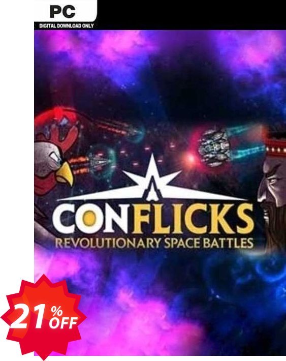 Conflicks - Revolutionary Space Battles PC Coupon code 21% discount 