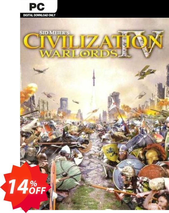 Civilization IV Warlords PC Coupon code 14% discount 