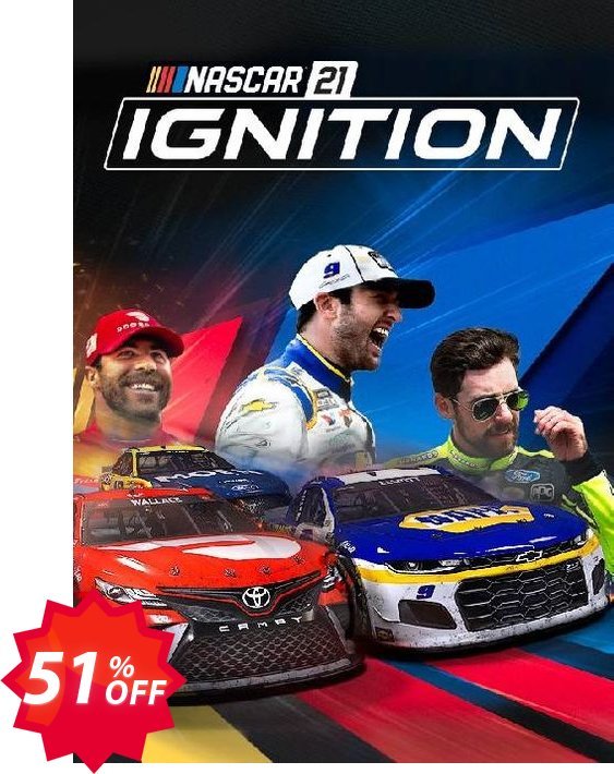 NASCAR 21: Ignition Xbox One, WW  Coupon code 51% discount 