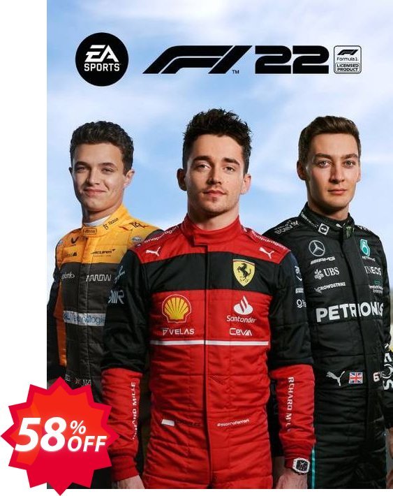 F1 22 Standard Edition Xbox One, WW  Coupon code 58% discount 